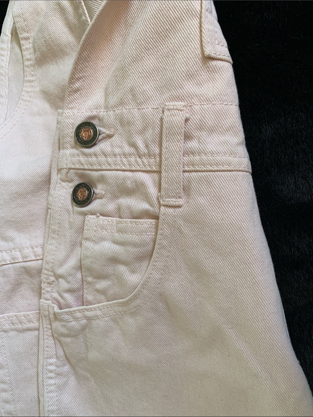 🌸 RARE Vintage 90s Victoria's Secret London Jeans Baby Pink Overalls ✨ - Picture 9 of 10